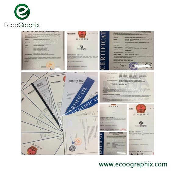 EcooGraphix 0,15 мм до 0,30 мм Термальный компьютер для производства пластины 6