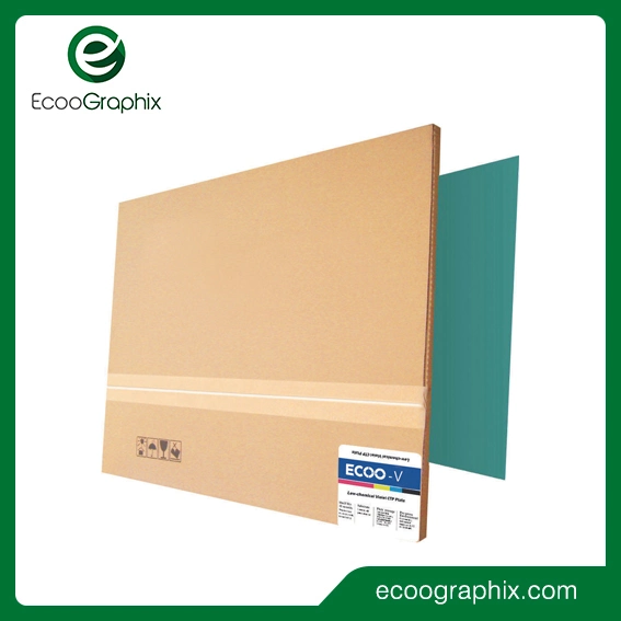 Плита офсетной печати Ecoographix фиолетовая Photopolymer цифров