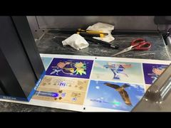 Машина для штамповки и лакировки фольги с роллом на ролл