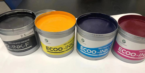 ECOO-INK-F Быстросушащий офсетный печатный чернила для картона