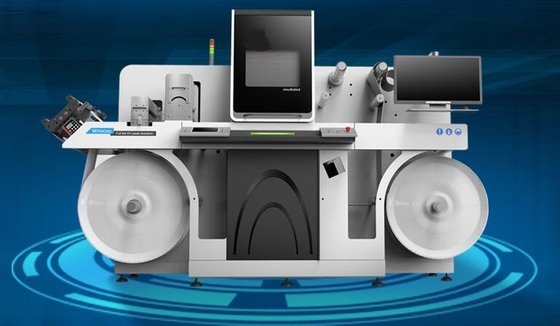 Фольга цифров штемпелюя и лакируя машину 6m/Min повышения ярлыка - 30m/Min