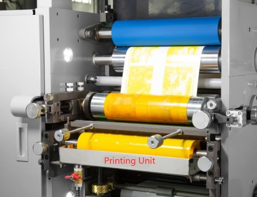 Flexographic УЛЬТРАФИОЛЕТОВАЯ печатная машина 60 M/Min ярлыка