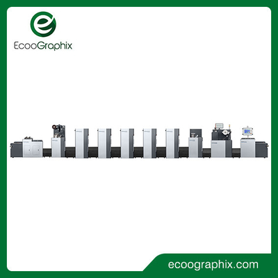 Многофункциональная офсетная роторная печатная машина для этикеток Ecographix 180 м/мин