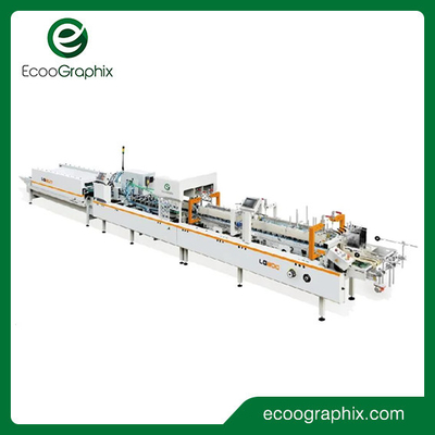 Машина Gluer папки коробки Ecoographix высокоскоростная автоматическая для упаковки