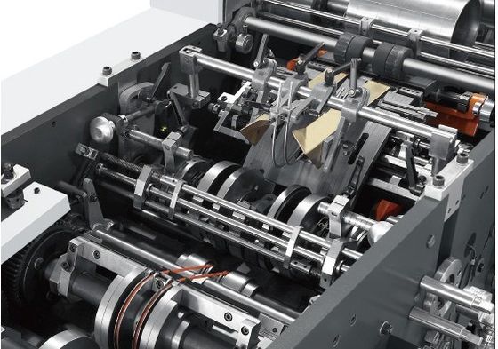 180-350гсм Лист квадратный дно Покупка бумажные пакеты Формирующая машина с ручками отверстий