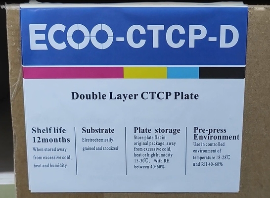 Традиционная офсетная печатная пластина двойной слой CTCP пластина устойчивая к ультрафиолету