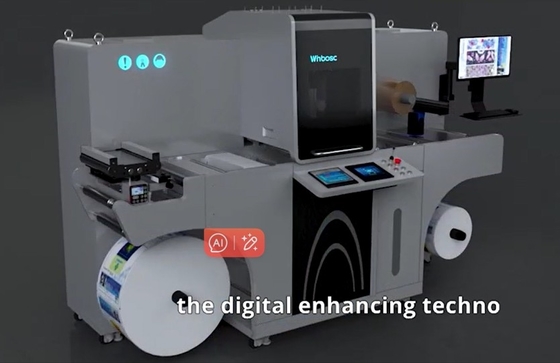 Ecoospark UV Piezo Inkjet Label Roll Embellishment Machine - идеальное решение для улучшения эффектов