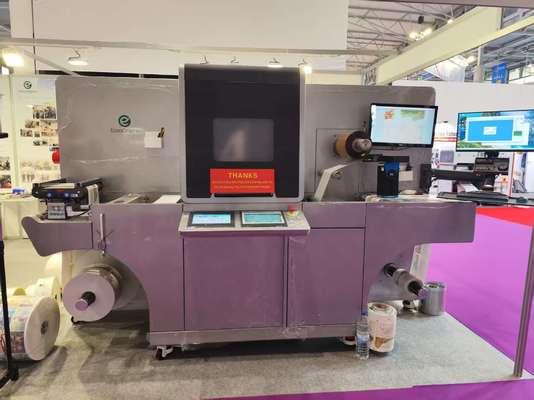 Цифровая лакировальная печатная машина с разрешением от 360*360 dpi до 1440*360 dpi и скоростью от 10 м/мин до 60 м/мин для производства высококачественных этикеток