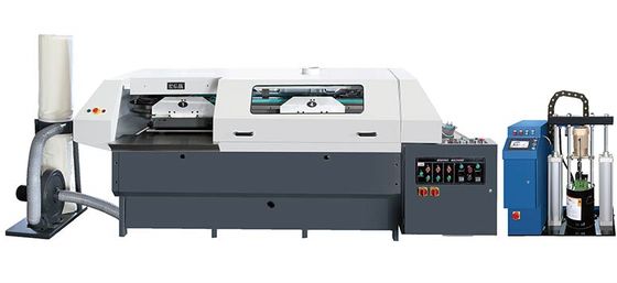 4-зажимная клеевая машина для переплета со скоростью 2300 экземпляров/час и форматом переплета 450x320 мм