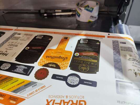 Цифровая вращающаяся машина для печати и холодной фольги