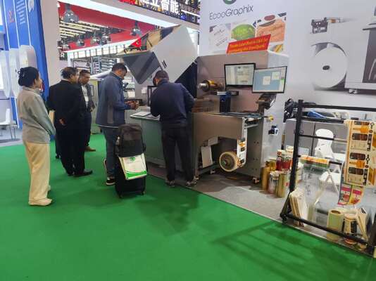 Цифровая вращающаяся машина для печати и холодной фольги