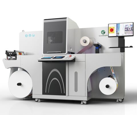 Автоматическая цифровая машина для отделки этикеток, тиснения фольгой и лакирования