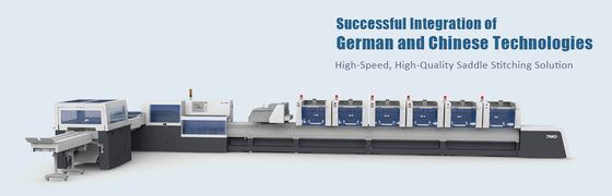 15 Зажимы 5000 циклов/ч Книгосвязывающая машина для изысканных бумажных пакетов