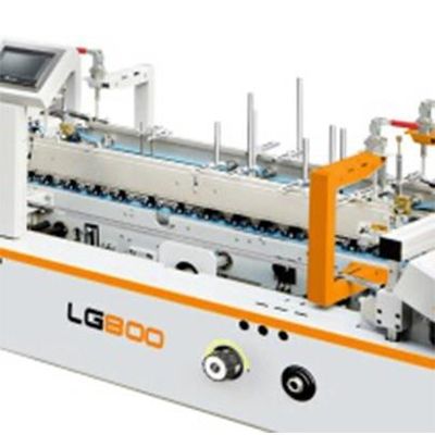 Складчатость коробки Paperboard CNC ESC LG800 клея машину