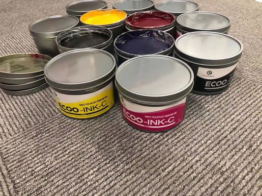 Печатные краски 2.5kgs/Tin Sheetfed быстрого сухого смещения CMYK УЛЬТРАФИОЛЕТОВЫЕ