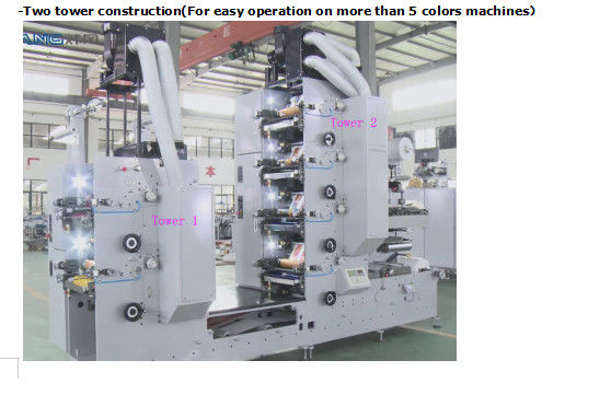 принтер слипчивого ярлыка печатной машины ярлыка 450mm Flexo Flexographic УЛЬТРАФИОЛЕТОВЫЙ