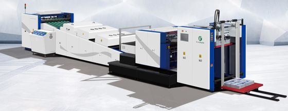 Лакировочная машина 1050mm 9000Sheets ламинатора пятна гофрированной бумаги УЛЬТРАФИОЛЕТОВАЯ в час