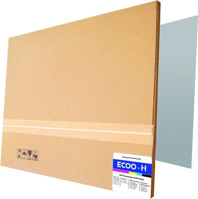 Зеленая печатая алюминиевая ширина плиты 1280mm Processless УЛЬТРАФИОЛЕТОВАЯ CTCP