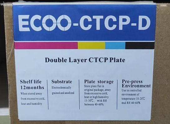 Печатающ алюминиевый двойной УЛЬТРАФИОЛЕТОВЫЙ позитв CTP покройте высокую чувствительность