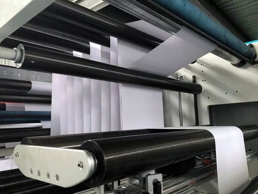 бумага восходящего потока теплого воздуха 1400mm разрезая перематывать машину для полиэтиленовой пленки