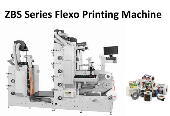 Машина 60m/Min принтера ярлыка стикера бумажного стаканчика Flexo 6 цветов