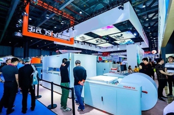 Дигитальный струйный принтер шириной 540 мм 600dpi*1200dpi 100 м/мин